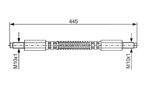Bosch Bremsschlauch [Hersteller-Nr. 1987476925] für Land Rover