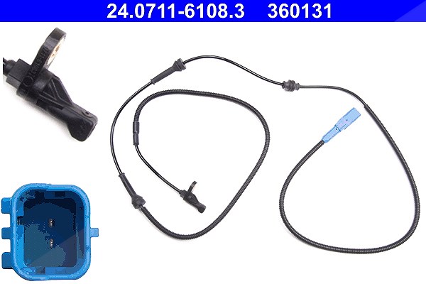 Ate Sensor, Raddrehzahl [Hersteller-Nr. 24.0711-6108.3] für Citroën