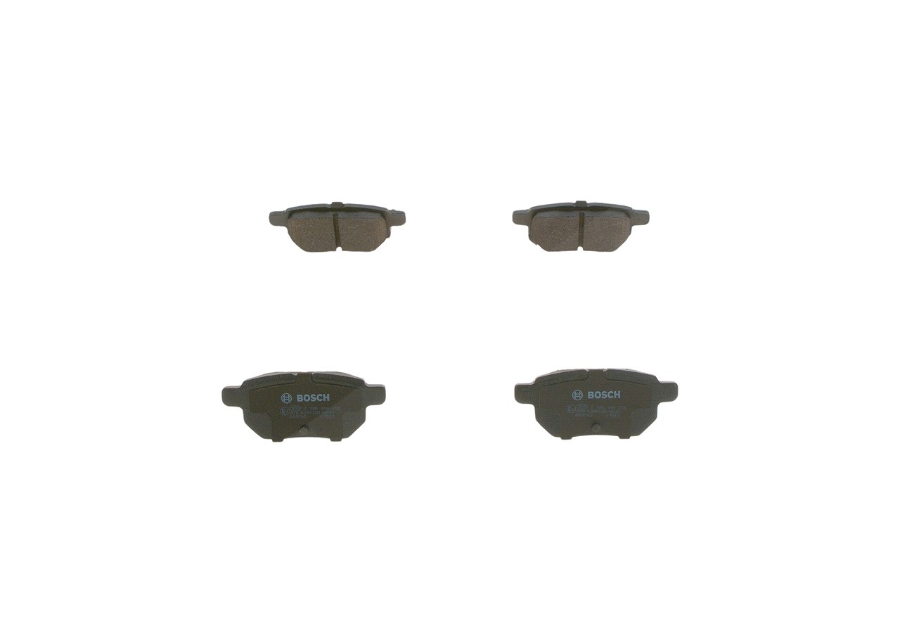 Bosch Bremsbelagsatz, Scheibenbremse [Hersteller-Nr. 0986494255] für Subaru, Toyota, Lexus