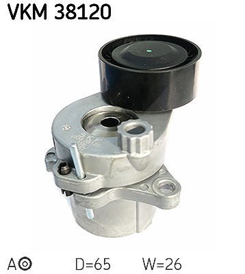 Skf Spannrolle, Keilrippenriemen [Hersteller-Nr. VKM38120] für Mercedes-Benz, Jeep, Dodge