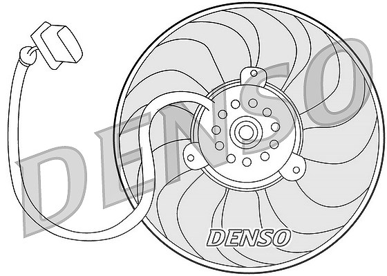 Denso Lüfter, Motorkühlung [Hersteller-Nr. DER32004] für Seat, Audi, VW, Skoda