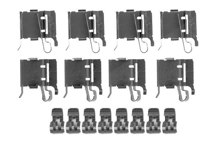 Bosch Zubehörsatz, Scheibenbremsbelag [Hersteller-Nr. 1987474468] für Lexus, Subaru, Suzuki, Toyota, Mazda