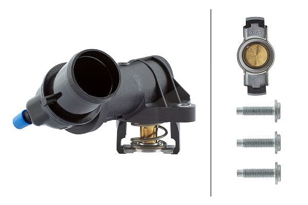 Hella Thermostat, Kühlmittel [Hersteller-Nr. 8MT354777-421] für Suzuki, Fiat, Vauxhall, Alfa Romeo, Opel, Chevrolet