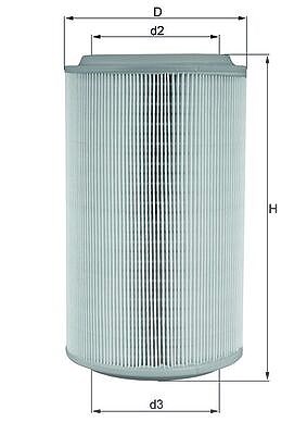 Mahle Luftfilter [Hersteller-Nr. LX913] für Lancia, Alfa Romeo