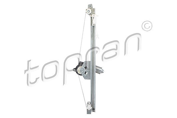 Topran Fensterheber mit Motor/Stecker [Hersteller-Nr. 207363] für Vauxhall, Opel, Renault, Nissan