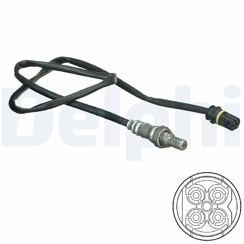 Für DELPHI ES20174-12B1 Oxygen Sensor ES20174-12B1 Lambda probe (number of wire - Bild 10