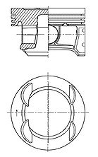 Kolbenschmidt Kolben [Hersteller-Nr. 41007620] für Chevrolet, Opel, Vauxhall