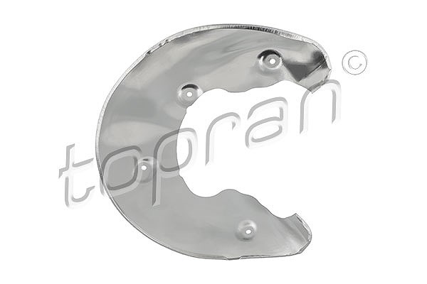 Topran Spritzblech, Bremsscheibe [Hersteller-Nr. 117960] für Audi