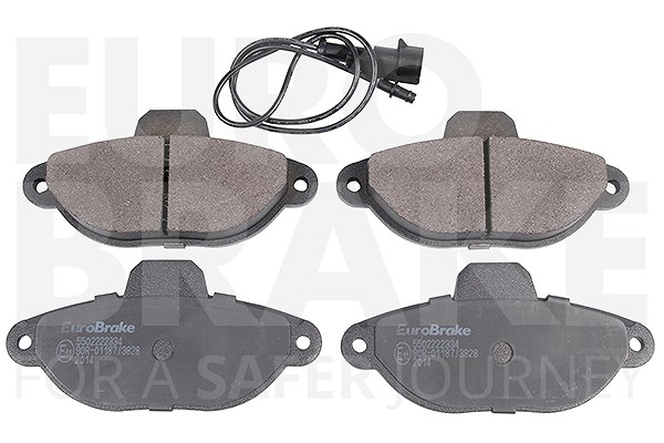 Eurobrake Bremsbelagsatz Vorderachse [Hersteller-Nr. 5502222334] für Lancia, Ford, Fiat