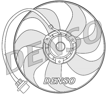 Denso Lüfter, Motorkühlung [Hersteller-Nr. DER32001] für VW, Seat, Audi, Skoda