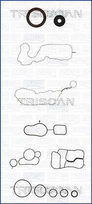 Triscan Dichtungssatz, Kurbelgehäuse [Hersteller-Nr. 595-85144] für Seat, Ktm, VW, Skoda, Audi
