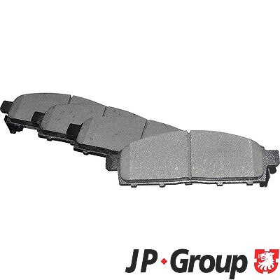 Jp Group Bremsbelagsatz, Scheibenbremse [Hersteller-Nr. 3963600210] für Fiat, Mitsubishi