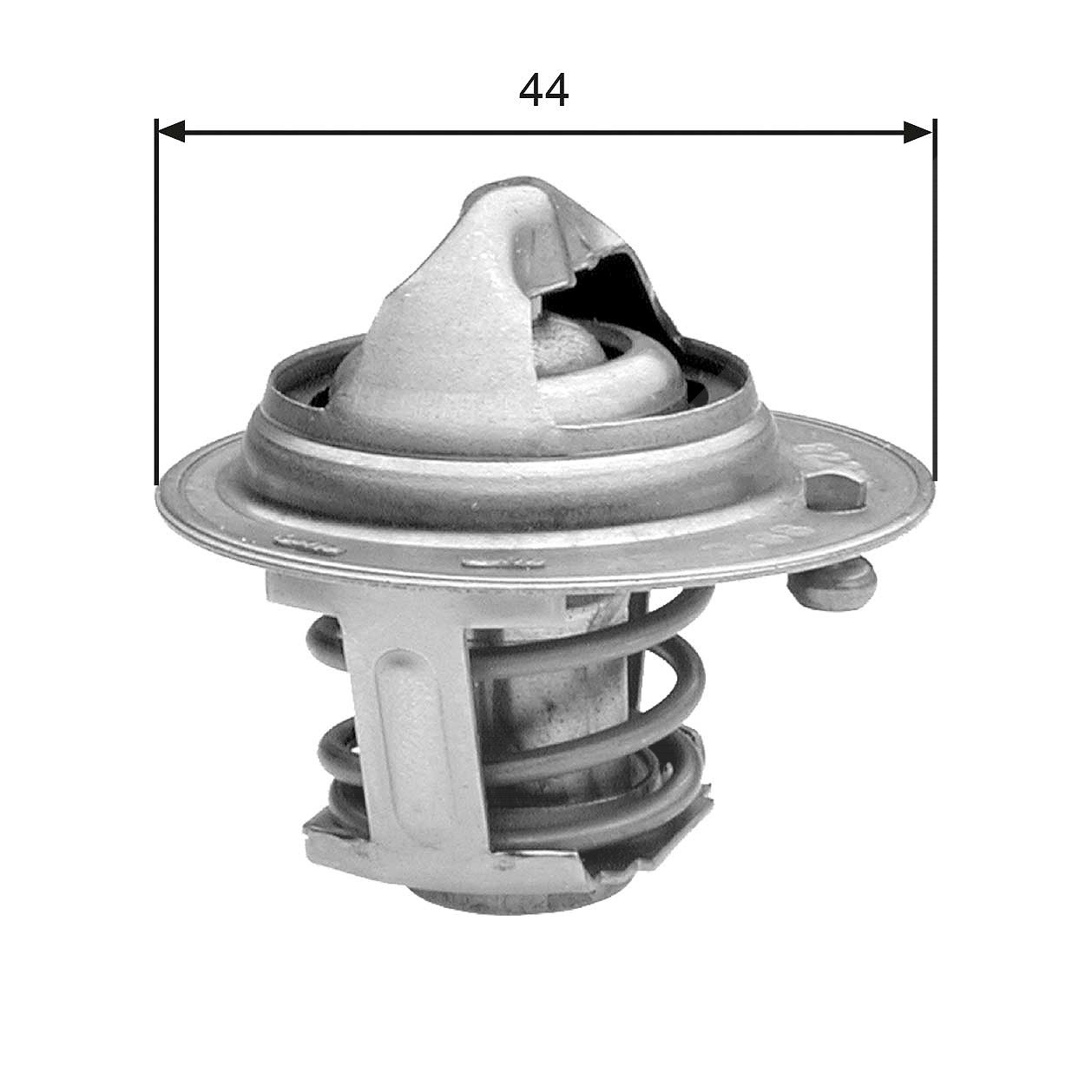 Gates Thermostat, Kühlmittel [Hersteller-Nr. TH29588G1] für Daihatsu, Daewoo, Chevrolet, Piaggio