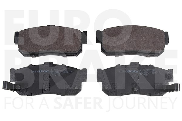 Eurobrake Bremsbeläge hinten (Satz) [Hersteller-Nr. 5502222237] für Infiniti, Nissan