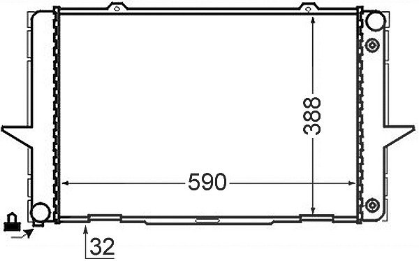 Mahle Kühler, Motorkühlung [Hersteller-Nr. CR762000S] für Volvo