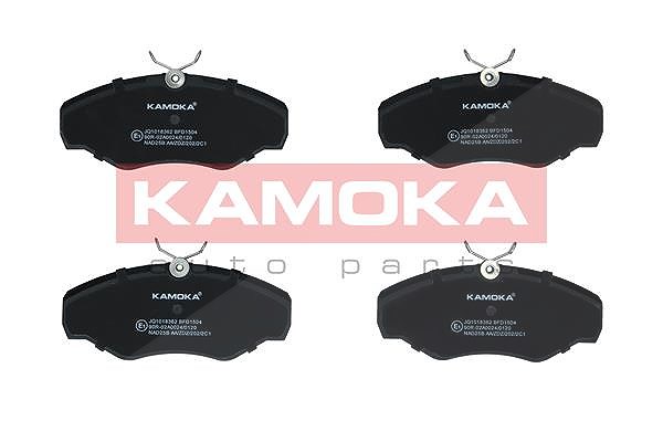 Kamoka Bremsbelagsatz, Scheibenbremse [Hersteller-Nr. JQ1018362] für Renault, Nissan, Opel
