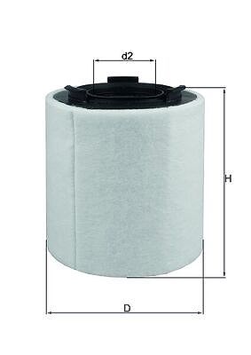 Mahle Luftfilter [Hersteller-Nr. LX2831] für Audi, Skoda, Seat, VW