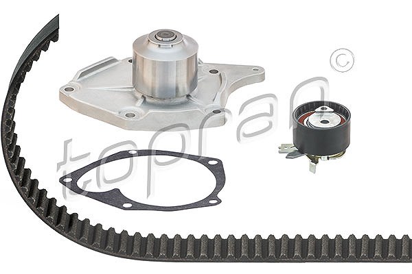 Topran Wasserpumpe + Zahnriemensatz [Hersteller-Nr. 701164] für Nissan, Dacia, Renault