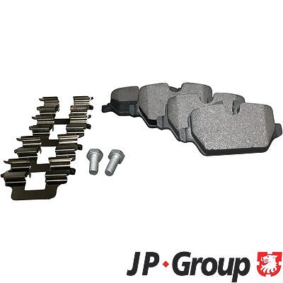 Jp Group Satz Bremsbeläge Hinterachse [Hersteller-Nr. 1463700510] für BMW, Mini