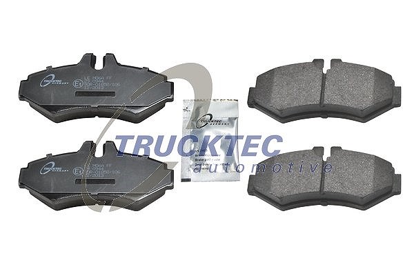 Trucktec Automotive Bremsbelagsatz, Scheibenbremse [Hersteller-Nr. 02.35.086] für Mercedes-Benz, VW