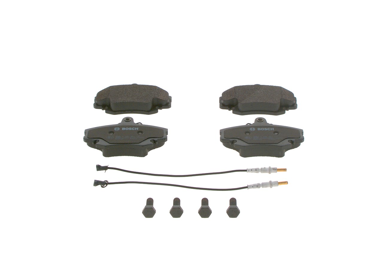 Bosch Bremsbelagsatz, Scheibenbremse [Hersteller-Nr. 0986467720] für Peugeot, Dacia, Lada, Alpine, Renault