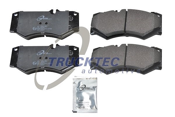 Trucktec Automotive Bremsbelagsatz, Scheibenbremse [Hersteller-Nr. 02.35.144] für VW, Mercedes-Benz