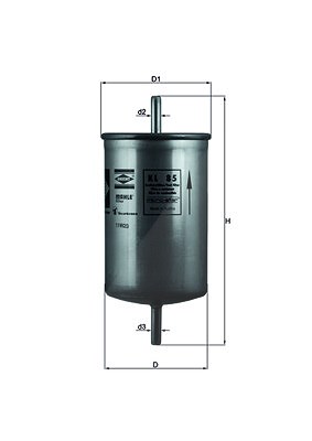 Mahle Kraftstofffilter [Hersteller-Nr. KL85] für Volvo, Ford