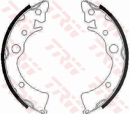 Trw Bremsbackensatz [Hersteller-Nr. GS6210] für Honda, Rover