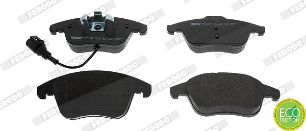 Ferodo Bremsbelagsatz, Scheibenbremse [Hersteller-Nr. FDB4057] für Seat, Audi, VW