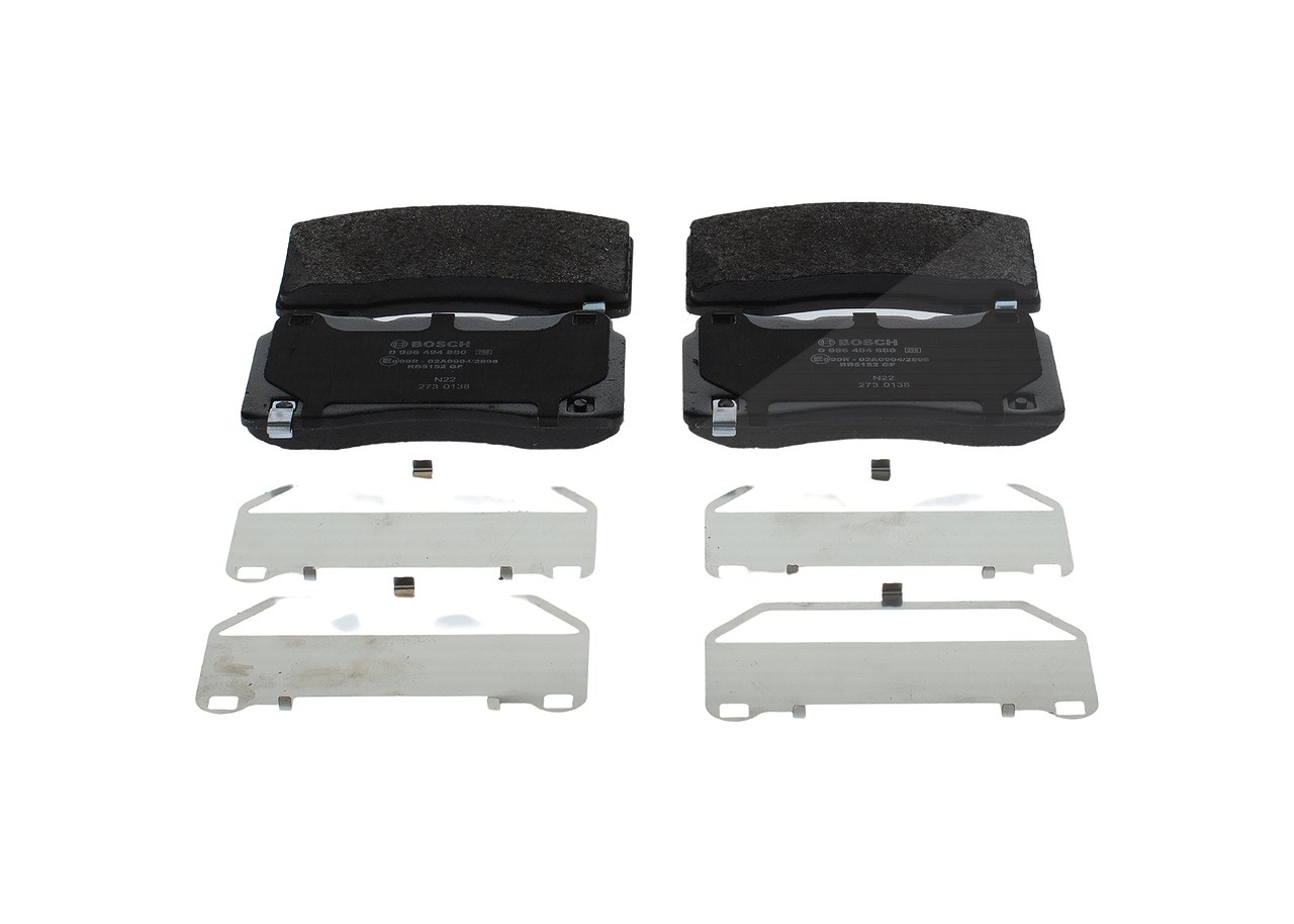 Bosch Bremsbeläge vorne (Satz) [Hersteller-Nr. 0986494880] für Cadillac, Hyundai, Chevrolet, Tesla
