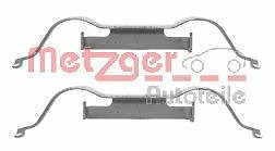 Metzger Autoteile Zubehörsatz, Scheibenbremsbelag [Hersteller-Nr. 109-1288] für Peugeot, Ford, VW, Seat, Citroën