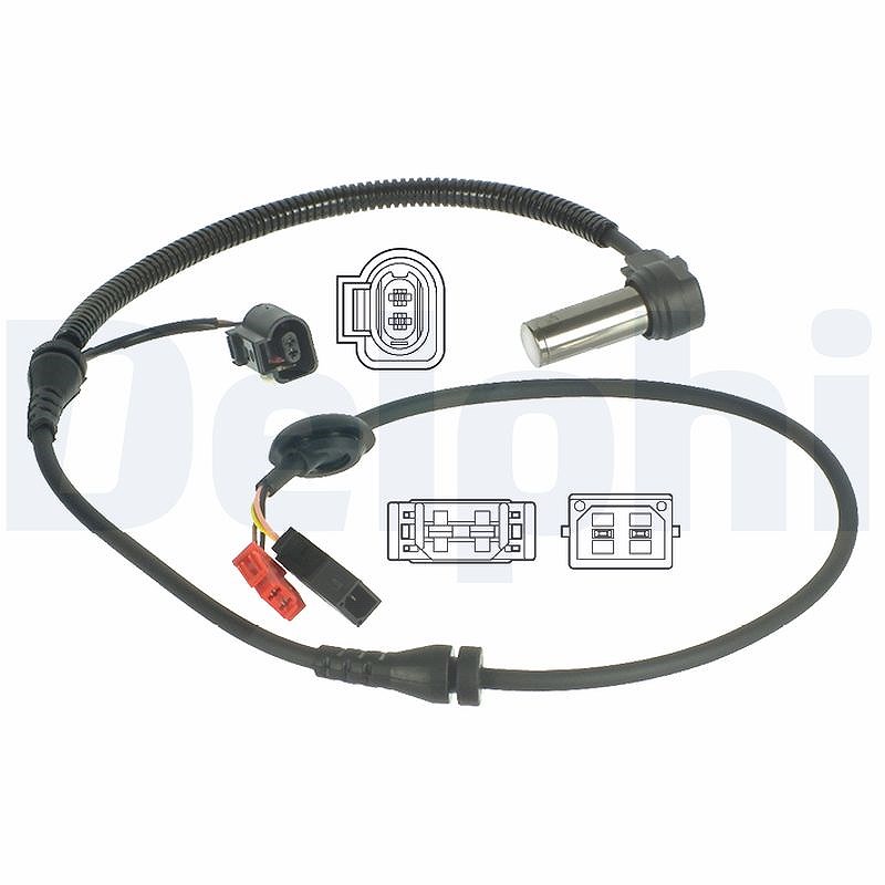 Delphi Sensor, Raddrehzahl [Hersteller-Nr. SS20039] für Audi, VW, Skoda
