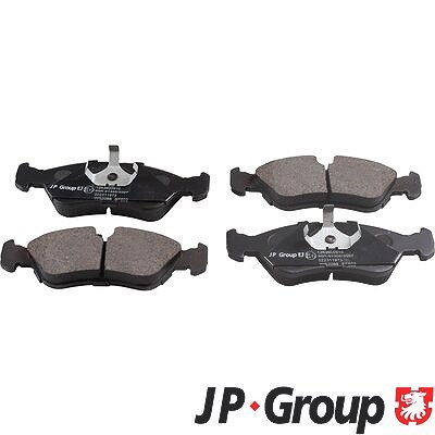 Jp Group Bremsbeläge Satz Vorne [Hersteller-Nr. 1263600910] für Vauxhall, Daewoo, Opel, Chevrolet