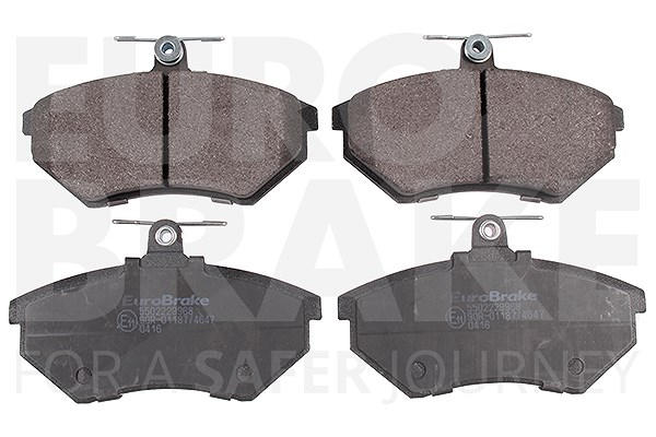 Eurobrake Bremsbeläge vorne (Satz) [Hersteller-Nr. 5502229968] für VW, Seat