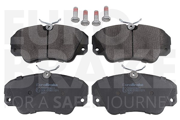 Eurobrake Bremsbeläge vorne (Satz) [Hersteller-Nr. 5502223611] für Opel, Vauxhall