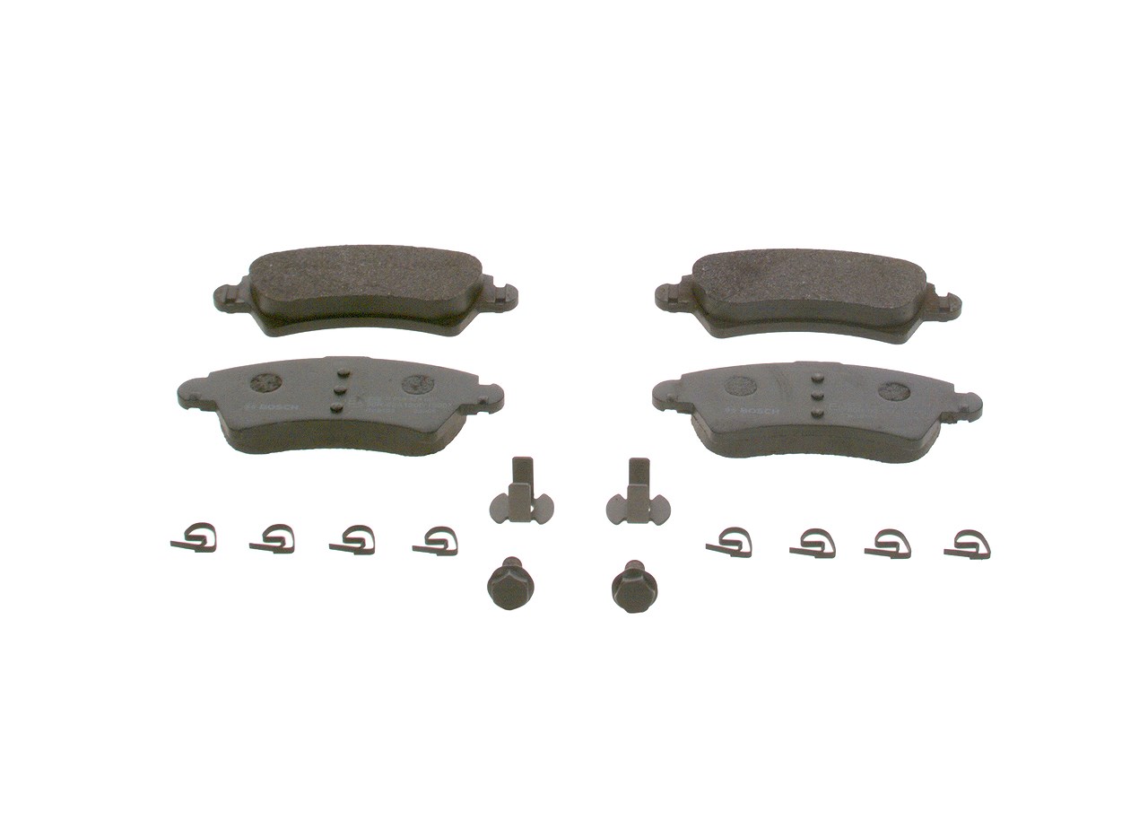 Bosch Bremsbelagsatz, Scheibenbremse [Hersteller-Nr. 0986424801] für Citroën, Peugeot