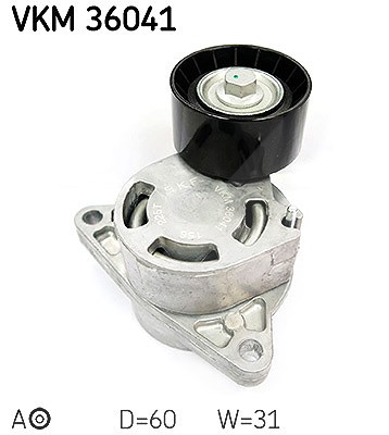 Skf Spannrolle, Keilrippenriemen [Hersteller-Nr. VKM36041] für Vauxhall, Nissan, Renault, Opel