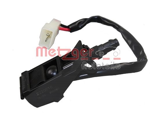 Metzger Autoteile Waschwasserdüse, Scheibenreinigung [Hersteller-Nr. 2220816] für VW, Seat, Skoda