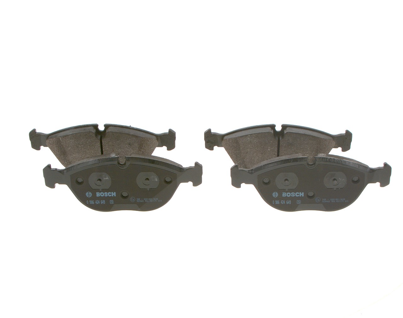 Bosch Bremsbeläge vorne (Satz) [Hersteller-Nr. 0986424649] für Mercedes-Benz, Audi, BMW, Chrysler, VW