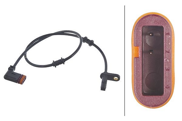 Hella Sensor, Raddrehzahl [Hersteller-Nr. 6PU010039-931] für Mercedes-Benz