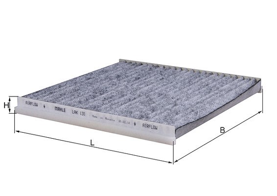 Mahle Filter, Innenraumluft [Hersteller-Nr. LAK131] für Subaru, Hyundai, Geely, Toyota, Lexus