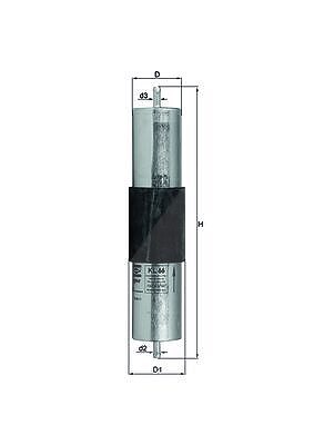 Mahle Kraftstofffilter [Hersteller-Nr. KL66] für BMW, Alpina, Wiesmann