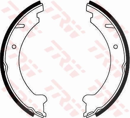 Trw Bremsbacken Feststellbremse [Hersteller-Nr. GS8599] für Volvo