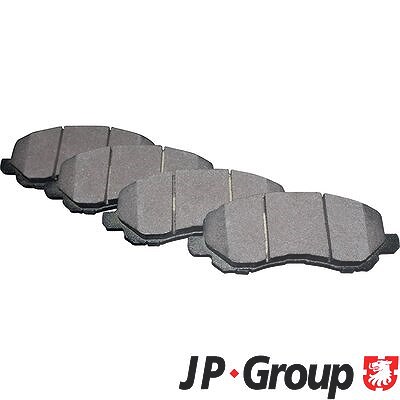 Jp Group Bremsbelagsatz, Scheibenbremse [Hersteller-Nr. 5063600910] für Chrysler, Jeep, Dodge, Mitsubishi