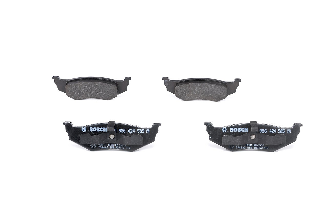 Bosch Bremsbelagsatz, Scheibenbremse [Hersteller-Nr. 0986424585] für Dodge, Chrysler