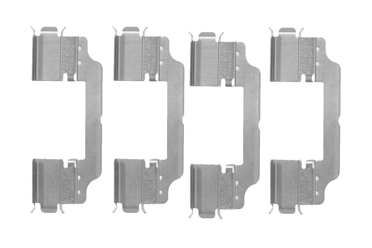 Bosch Zubehörsatz, Scheibenbremsbelag [Hersteller-Nr. 1987474451] für VW, Porsche, Mercedes-Benz, Fiat, Audi, Citroën, Toyota, Peugeot