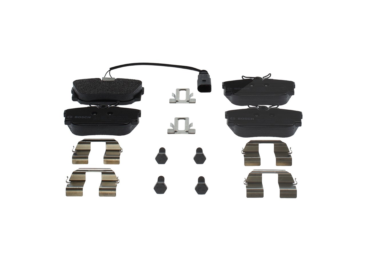 Bosch Bremsbelagsatz, Scheibenbremse [Hersteller-Nr. 0986494619] für VW