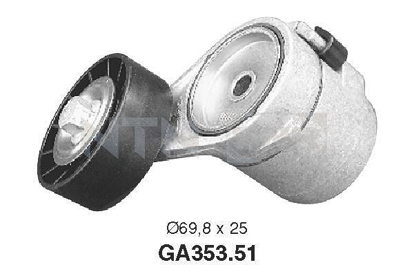 Snr Spannrolle, Keilrippenriemen [Hersteller-Nr. GA353.51] für Vauxhall, Opel, Chevrolet