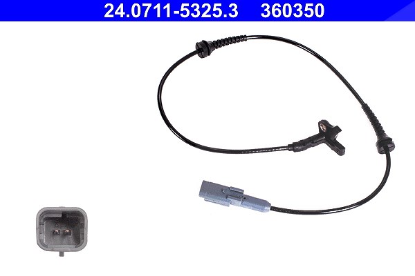 Ate Sensor, Raddrehzahl [Hersteller-Nr. 24.0711-5325.3] für Ds, Citroën, Peugeot