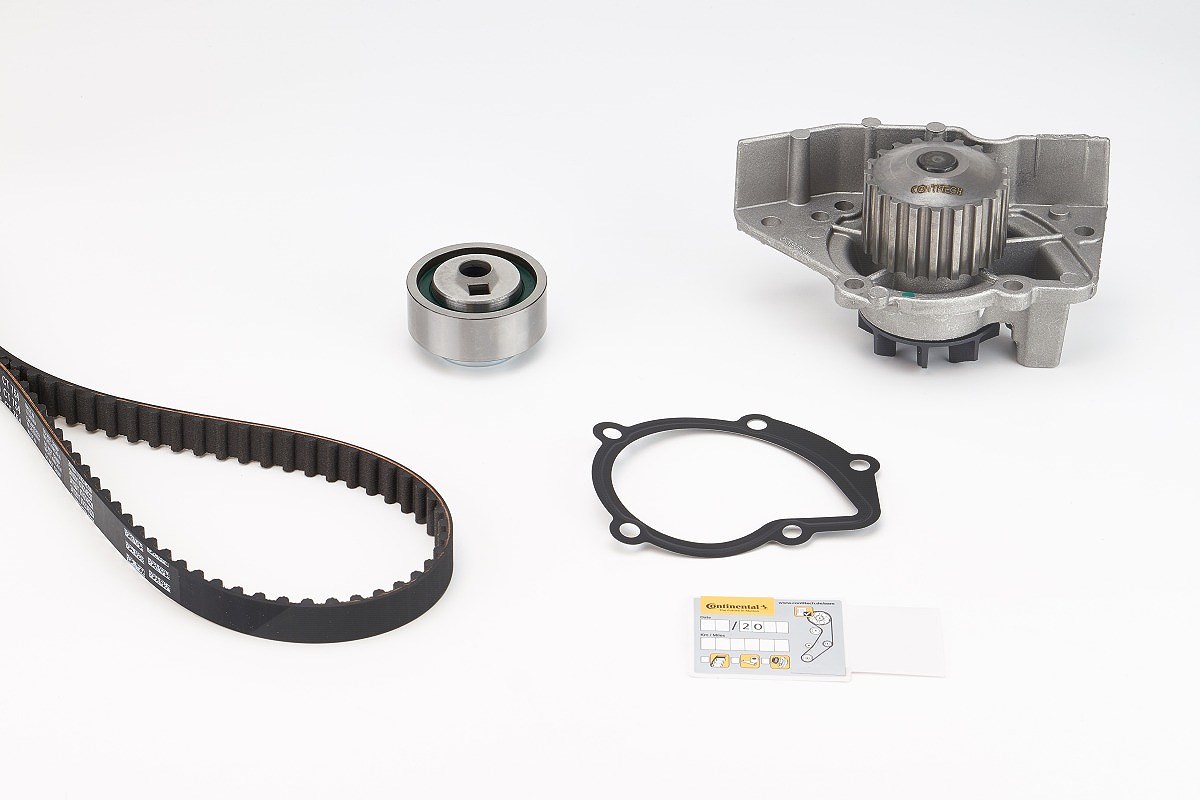 Continental Ctam Wasserpumpe + Zahnriemensatz [Hersteller-Nr. CT754WP1] für Fiat, Peugeot, Citroën
